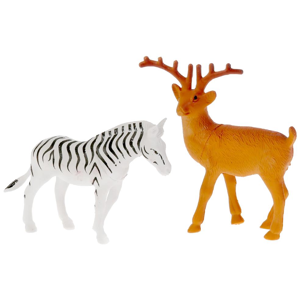 Jeu en plastique Jeu pour la famille Afrique (6 pièces) dans un assortiment. dans le paquet. с хедером в кор.2*96шт