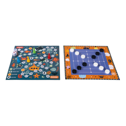 Игры настольные в коробке "50 игр для всей семьи", размер коробки 23*20*3,5 см