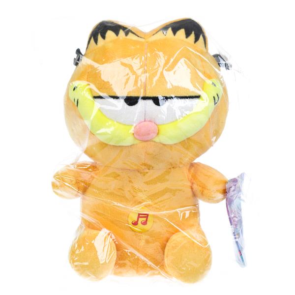 Игрушка мягкая гарфилд 20 см, муз чип, в пак Добрые игрушки в кор.24шт