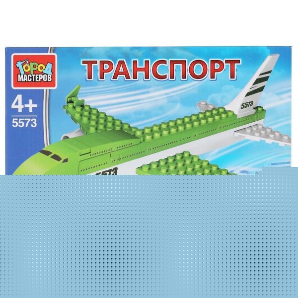 Город мастеров. Конструктор арт.5573-BY "Транспорт: Самолет" 60 дет.
