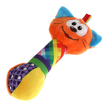 Текстильная игрушка погремушка Кот с мячиком Умка в кор.360шт