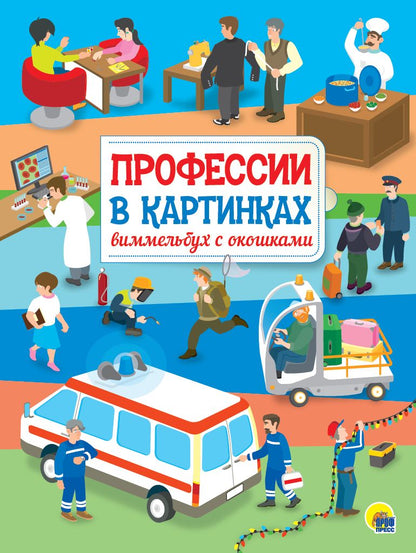 КНИЖКА С ОКОШКАМИ 220х290. Professionnels du cartonnage. Виммельбух с окошками