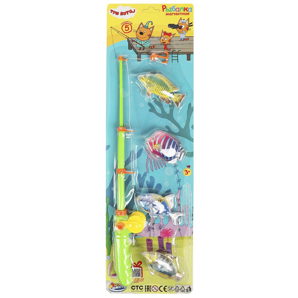 Игра рыбалка Три Кота блист.51*15*3,5см ИГРАЕМ ВМЕСТЕ в кор.2*90шт