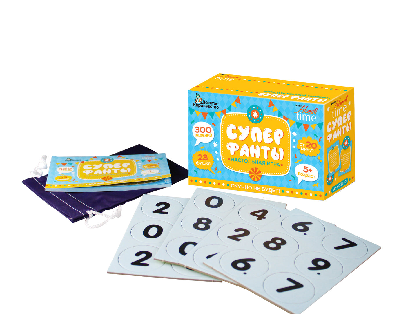 Игра настольная Супер фанты (300 заданий ). Серия АКТИВ time