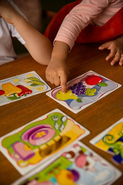 Пазлы тройные "Собери в группы" 24 эл Baby Toys (макси)