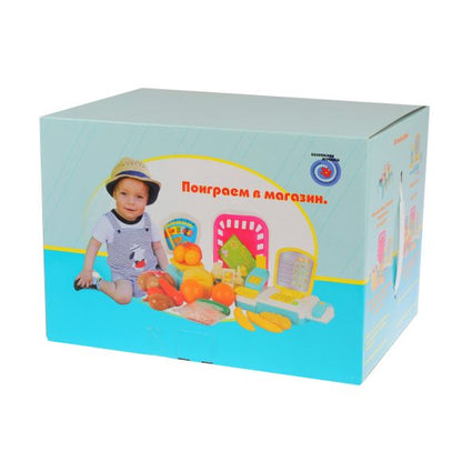 ИГРОВОЙ НАБОР "ПРОДУКТОВЫЙ МАГАЗИН" (27 ПР.) в кор.4шт