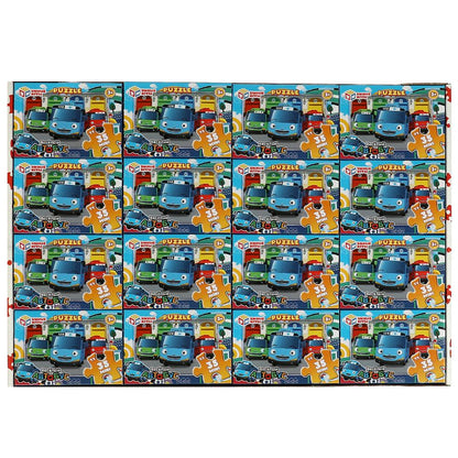 Весёлый автобус. Пазлы в коробке 35 détails. MINI. 90х65х25 mm. Умные игры в уп.32шт в кор.8уп