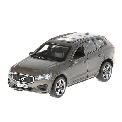 Machine en métal "volvo xc60 r-desing" 12 cm, ouverte. двери, инерц., серый в кор. Parc technologique dans le cor.2*36шт