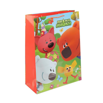 Пакет подарочный глянцевый Ми-ми-мишки пакет подарочный xl, мишки ЧУДО ПРАЗДНИК