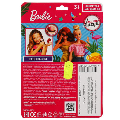 Косметика ДЛЯ ДЕВОЧЕК БАРБИ тени век, applicateur, blister МИЛАЯ ЛЕДИ в кор.3*240шт