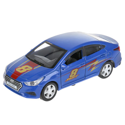 SOLARIS2-12SRT-BU 299329 Véhicule métallique hyundai solaris sport 12 cm, extérieur. двери, инерц.синий в кор.