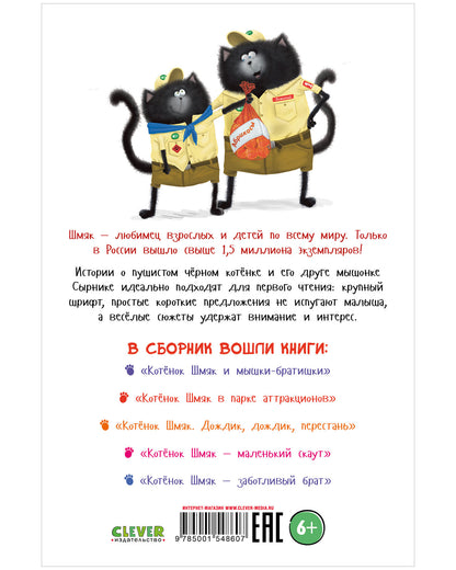 Котенок Шмяк. Котенок Шмяк и Сырник. Большая книга историй о дружбе