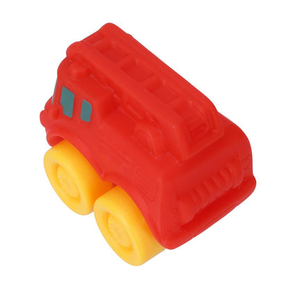 Игрушка для ванны машинка красная в пак, КАПИТОШКА в кор.360шт