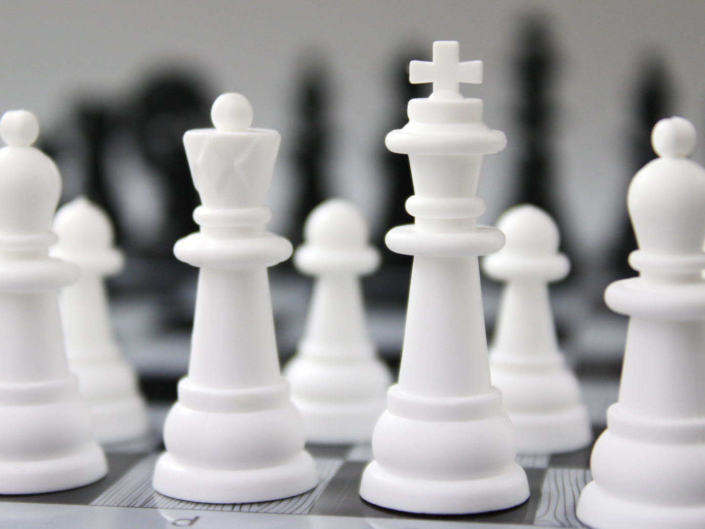 Игра настольная "Шахматы" (бол, сер) blister