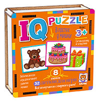 IQ Пазл деревянный.3+ В гостях у мишки