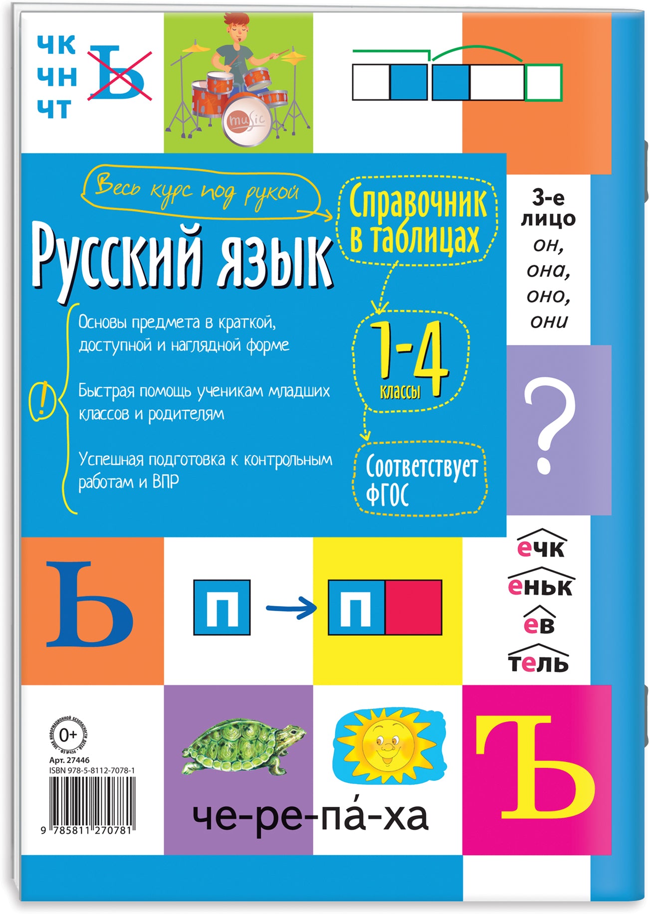 Справочник в таблицах. Русский язык 1- 4 классы