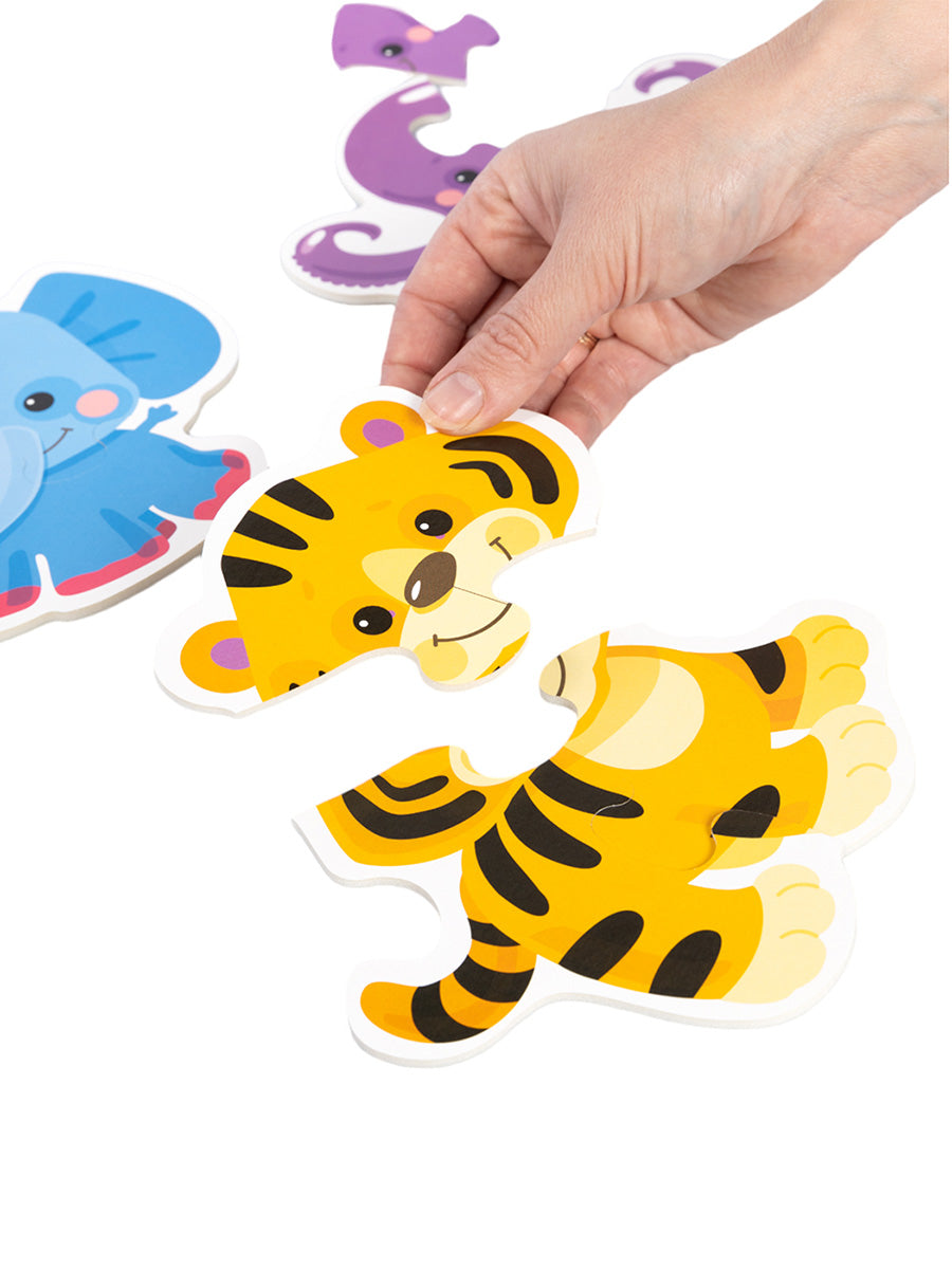 Jouets pour bébé, 6 figurines, "Зверята"
