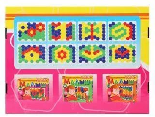 Игра " Мозаика - МАЛЫШ" Тип 1  (60 фишек)                405х305х40-1 шт            480х400х300-коробка