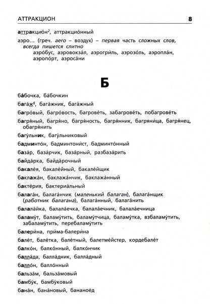 Орфографический словарь