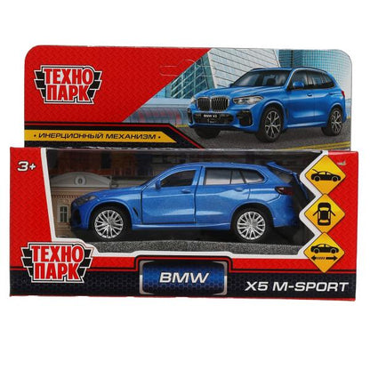 Machine en métal BMW X5 M-SPORT 12 cm, double, bagage, inerce, sin, cor. Parc technologique dans le cor.2*36шт