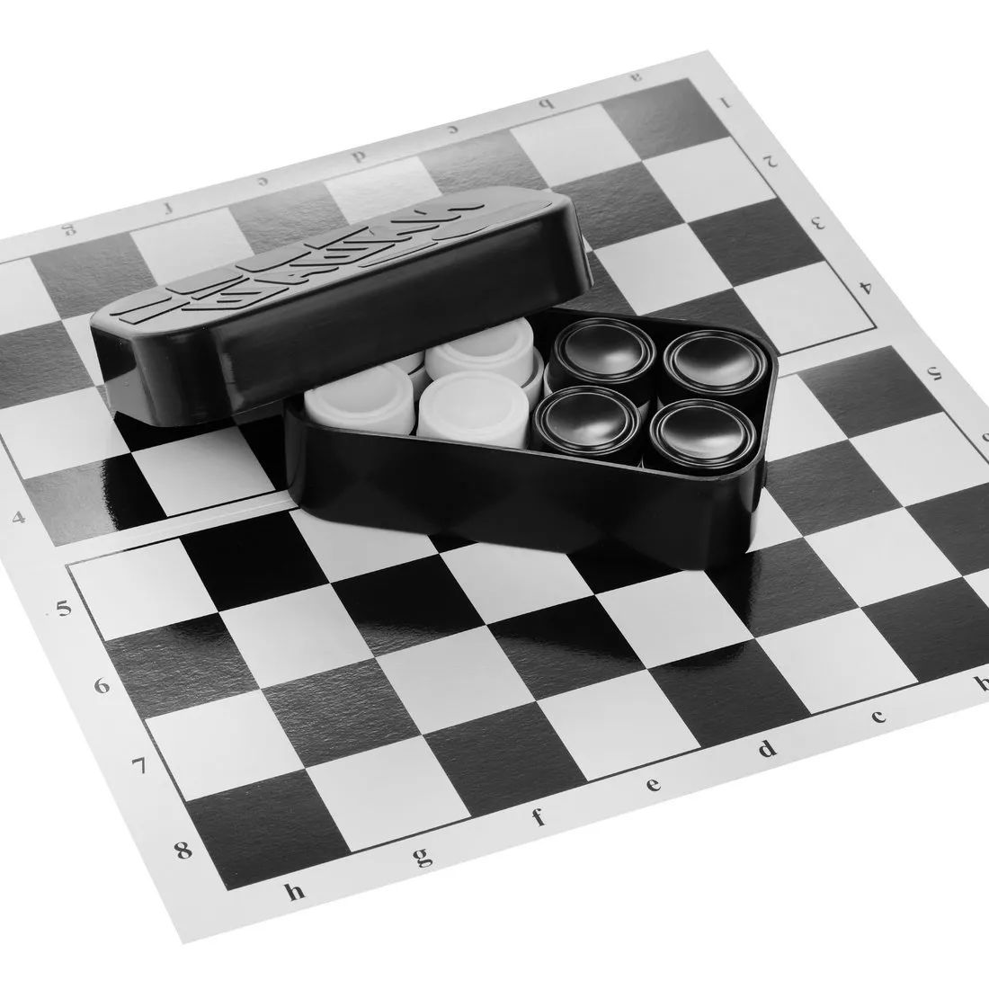 ИГРА "ШАШКИ" С ДОСКОЙ" (ЕВРОПОДВЕС) в кор.20шт