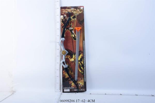 Набор оружия (лук+аксесс.) 711 на карт. в кор.2*48шт