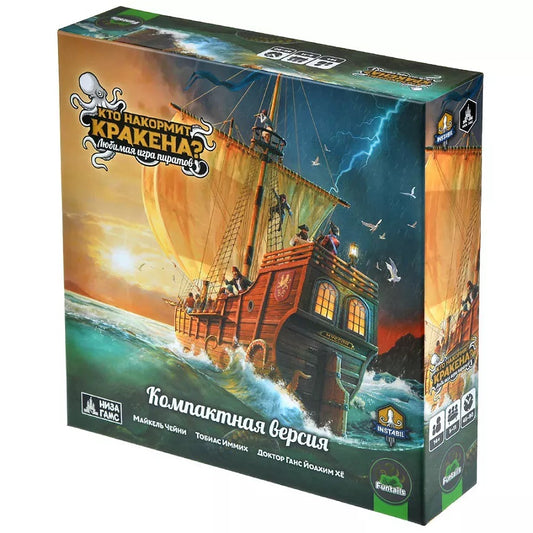 Наст. игра "Кто накормит Кракена" арт.FTK04 компактная версия