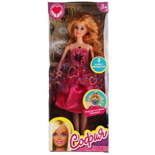 Кукла Чичков_музыка Волшебный цветок, София 29см, 4 песни, свет в кор. "София и Алекс" в кор.2*24шт