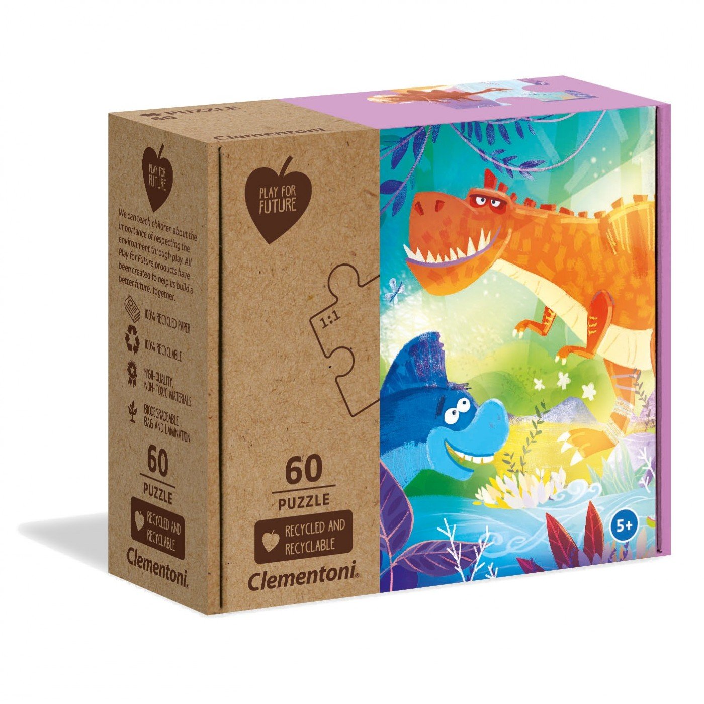 Clémentoni. Пазл 60 art.26998 "Причудливые Друзья"