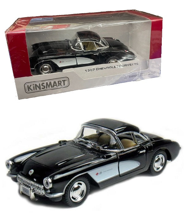 Kinsmart. Modèle art.KT5316W/3 "Chevrolet Corvette 1957" 1:36 (черная) инерц.