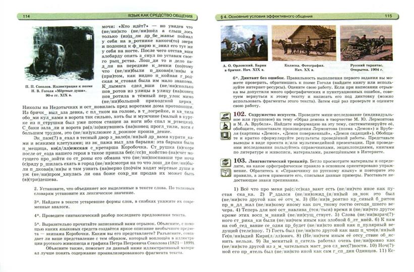 Рус.яз. и LIT.Рус.яз. 10кл [Уч.] bas. et угл.ур.Кн1