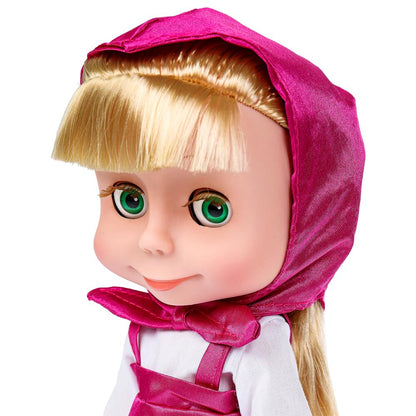 Kukle Masha et Medved Masha 25 cm, juste, plat dans le jardin, cor.