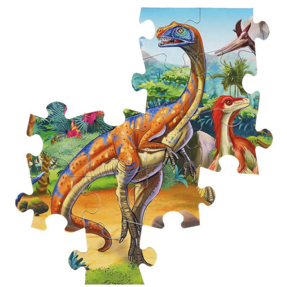 Les dinosaures. Макси-пазлы в коробке. Пазл 35 détails. Умные игры в кор.24шт