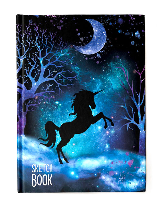 СКЕТЧБУК А5. ВОЛШЕБНЫЙ ЛЕС (выб.лак)