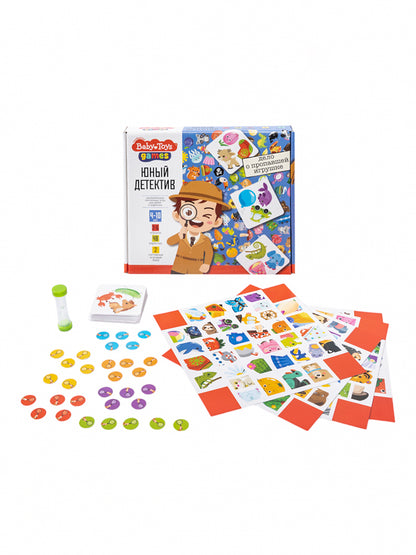 Игра настольная "Юный детектив" Дело о пропавшей игрушке Baby Toys games