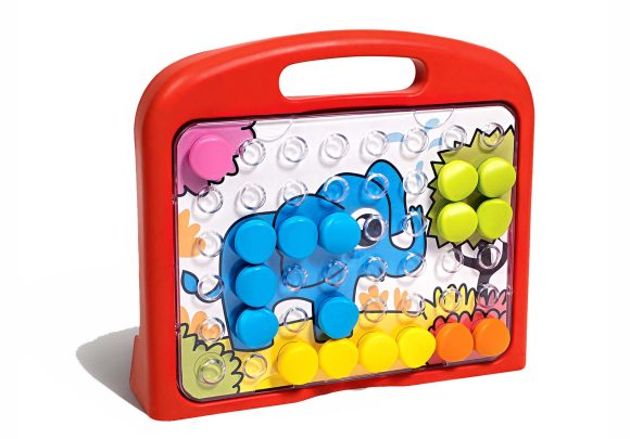 Татой.Моя первая мозаика "Животные" (48 фишек, 8 карточек, поле, чемодан) арт.1171/10