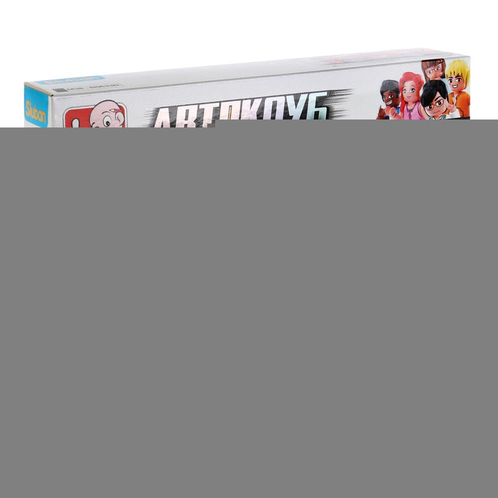 КОНСТРУКТОР ПЛАСТ. МАШИНА С ФИГУРКОЙ, 140ДЕТ. В РУСС. КОР. 23,7*18,9*4,5СМ в кор.60шт