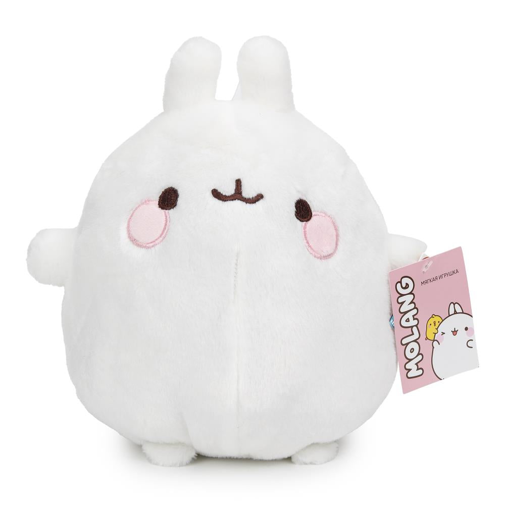 Le jeu Molang Molang 23 cm est blanc, sans puce "МУЛЬТИ-ПУЛЬТИ" dans la couleur 24шт