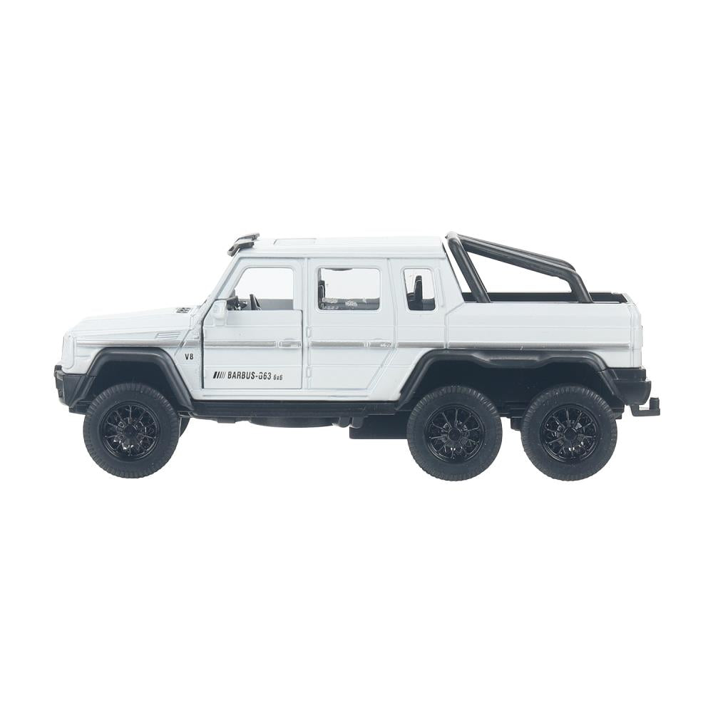 1:32 модель металл свет-звук MERCEDES-BENZ g63 amg6х6 дв, инер., багаж. 14см Технопарк в кор.2*48шт