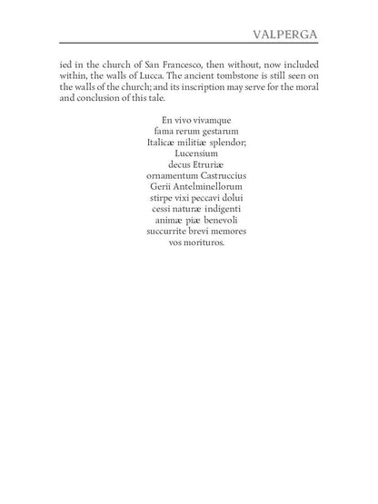 Valperga = Вальперга: на англ.яз