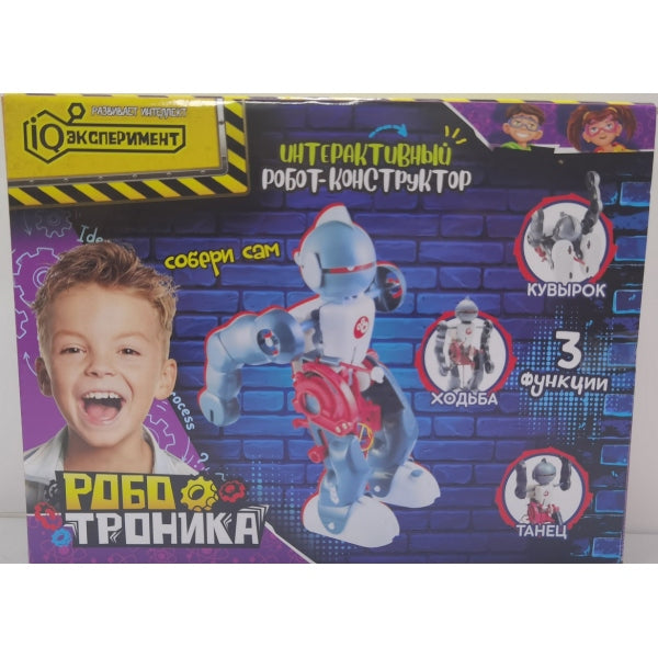 Игрушка опыты робот-конструктор 3-в- 1, кор IQ Эксперимент в кор.2*36шт