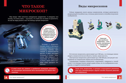 Micromètre : indiqué dans le microscope : il s'agit également d'une enciclopédie