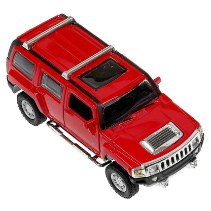 Machine en métal pour camion HUMMER h3, 14,4 cm, double, bagage, inertie, parc technologique, cor.2*24