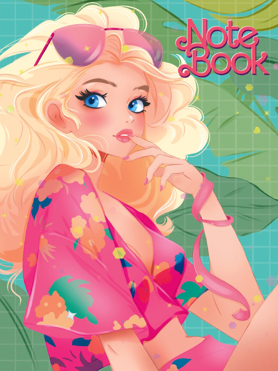 Mon Art. БЛОКНОТ в клетку J'adore le rose. Les listes