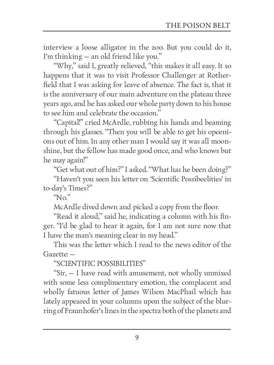 The Poison Belt = Отравленный пояс: на англ.яз