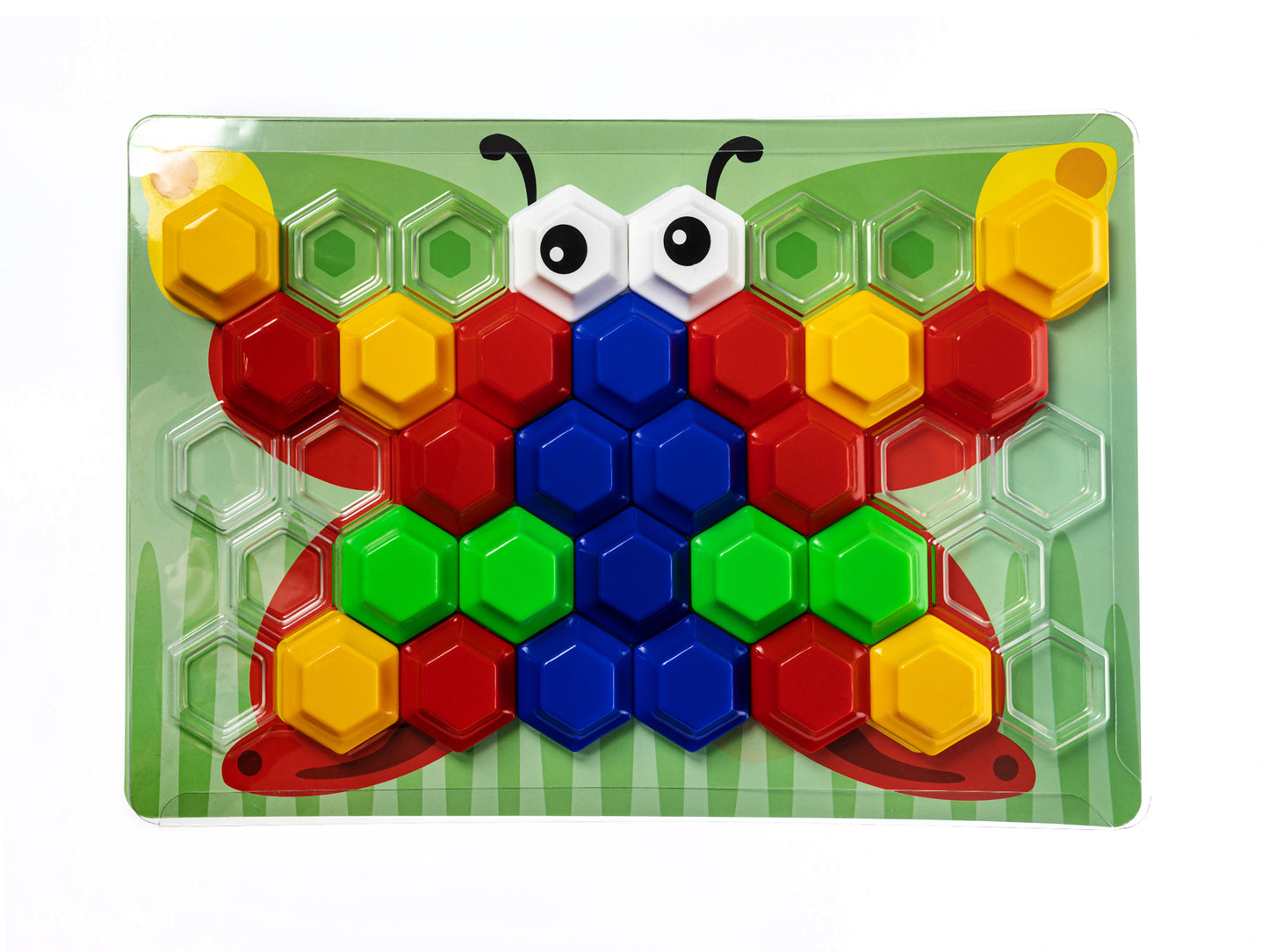 Mosaïque pour petits enfants, jouets pour bébé, "Рыбка" d40/4 цв (34 эл) nev