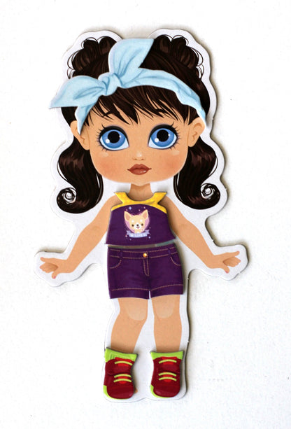 ИГРА МАГНИТНАЯ "ОДЕВАШКИ. ВЕРОНИКА". СЕРИЯ МАГНИТНЫЕ ИСТОРИИ в кор.14шт