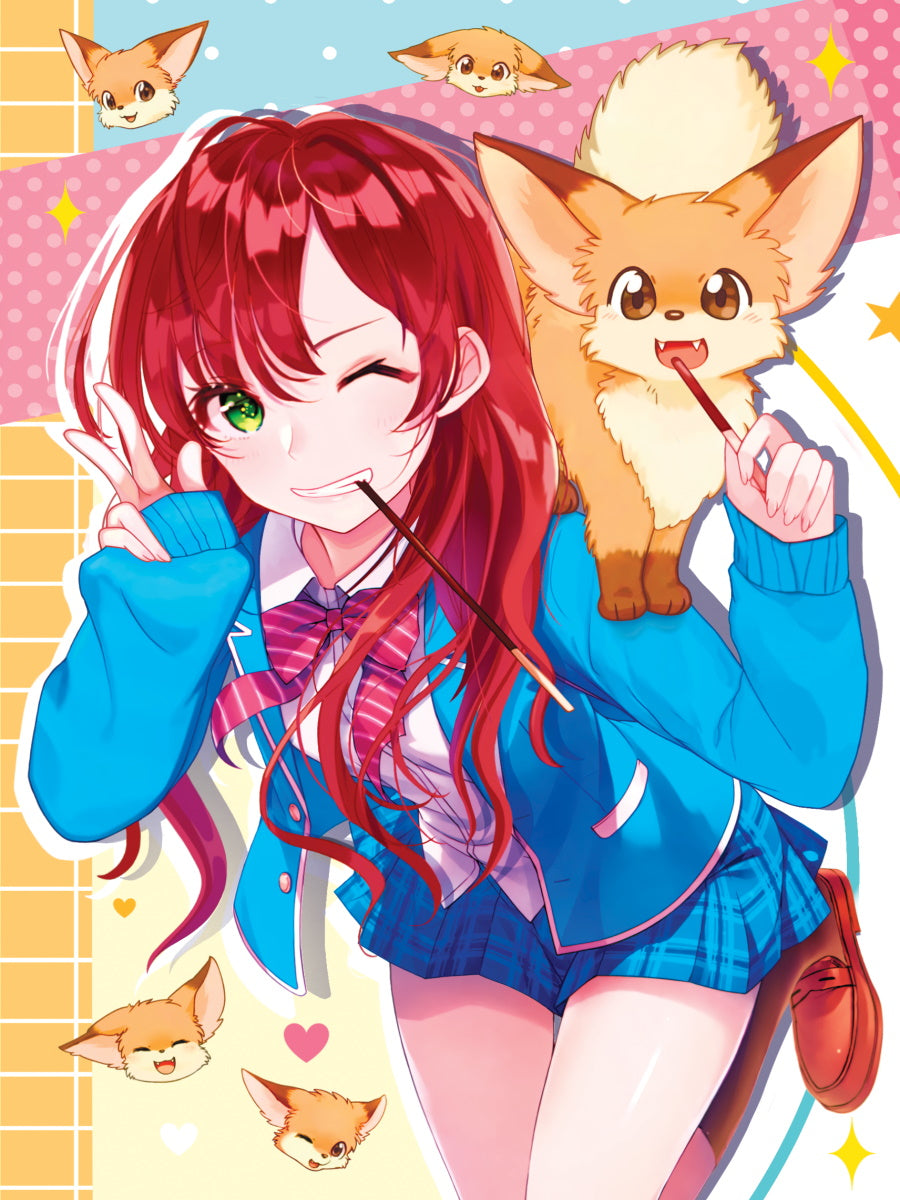 БЛОКНОТ ТОЧКАБУК Anime Pets. ДЕВОЧКА С ЛИСОЙ