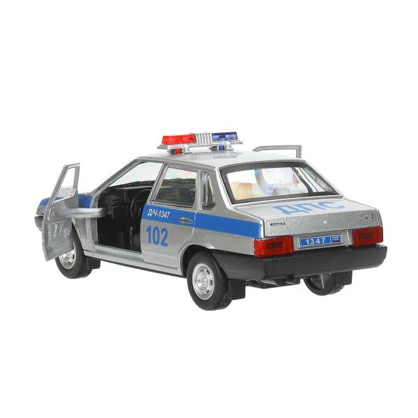 Machine en métal pour voiture LADA, vaz-21099, 13cm, en métal, cor. technologique, parc technologique, cor.2*36