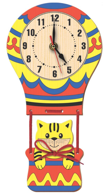 Набор для выпиливания лобзиком "Часы. Воздушный шар"